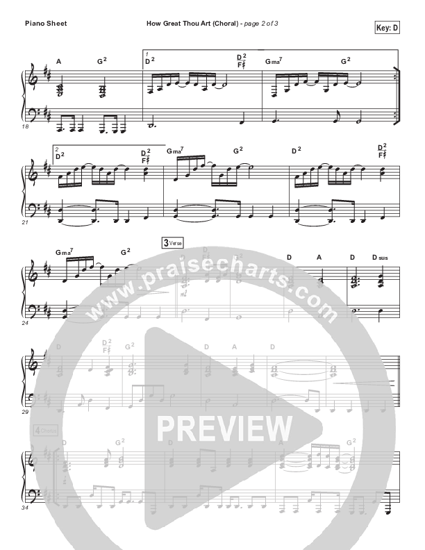 How Great Thou Art (Choral Anthem SATB) Piano Sheet (Shane & Shane / The Worship Initiative / Arr. Luke Gambill)