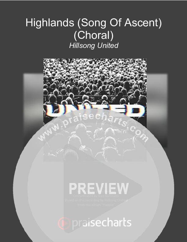 Highlands (Song Of Ascent) (Choral Anthem SATB) Orchestration (Hillsong UNITED / Arr. Luke Gambill)