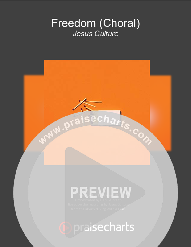 Freedom (Choral Anthem SATB) Cover Sheet (Jesus Culture / Kim Walker-Smith / Arr. Luke Gambill)