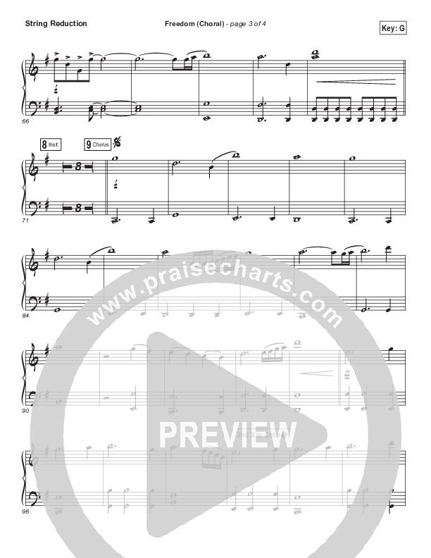 Freedom (Choral Anthem SATB) Synth Strings (Jesus Culture / Kim Walker-Smith / Arr. Luke Gambill)