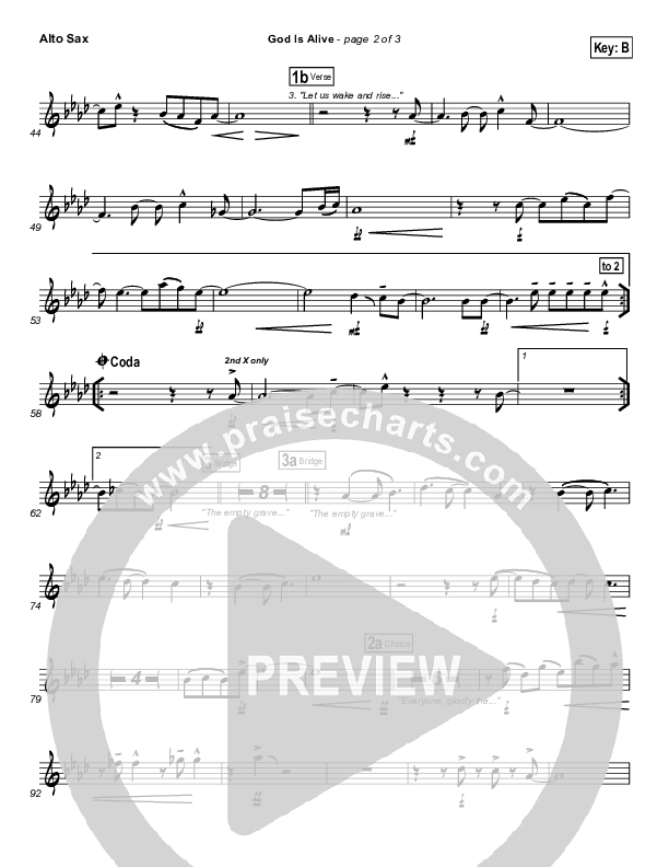 God Is Alive Alto Sax (FEE Band)