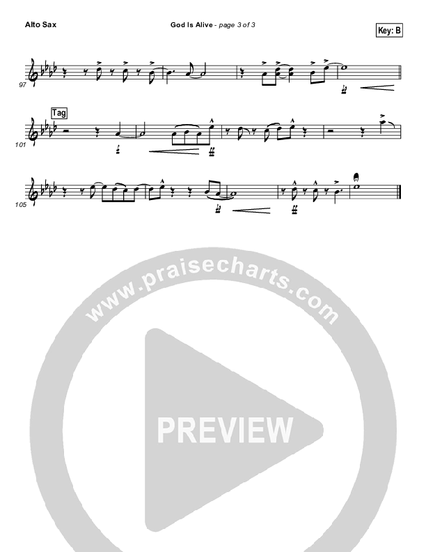 God Is Alive Alto Sax (FEE Band)