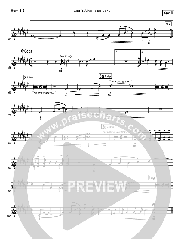 God Is Alive French Horn 1/2 (FEE Band)