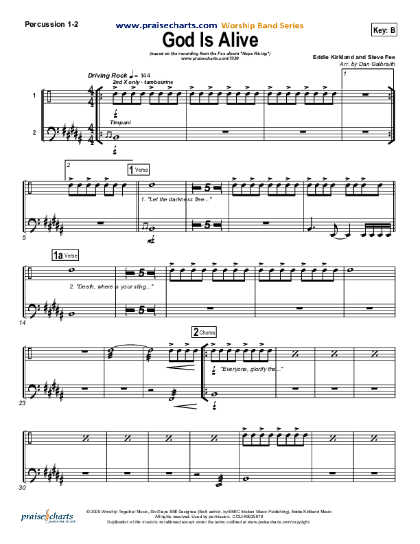 God Is Alive Percussion (FEE Band)