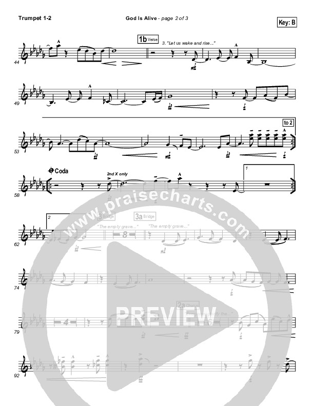 God Is Alive Trumpet 1,2 (FEE Band)