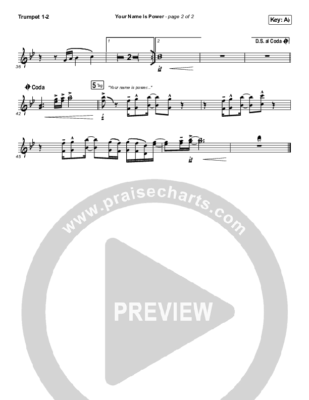 Your Name Is Power Brass Pack (Rend Collective)