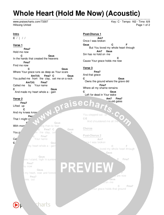 Forever (Live) Chords PDF (Kari Jobe) PraiseCharts