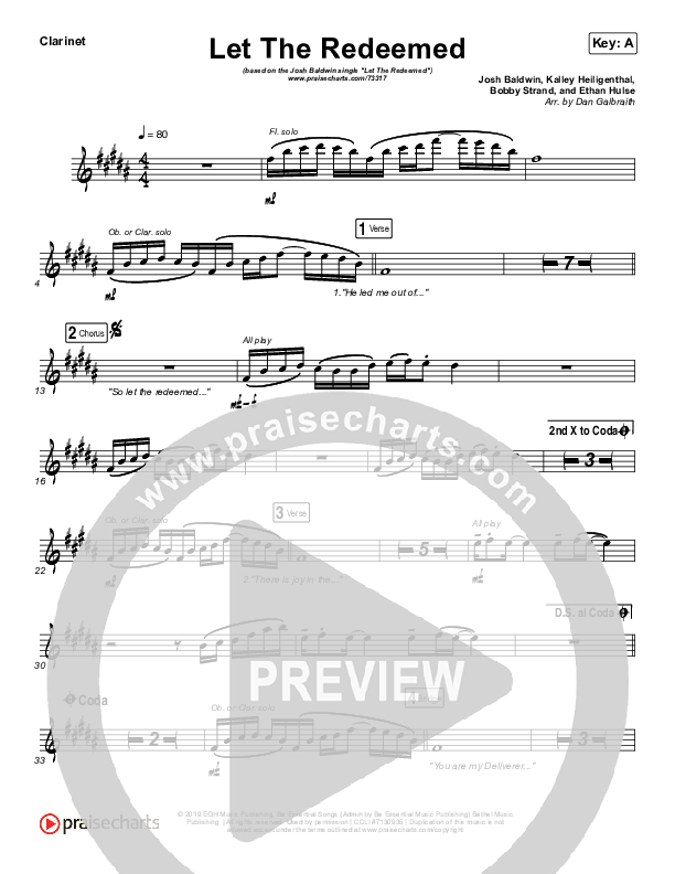 Let The Redeemed Wind Pack (Josh Baldwin)