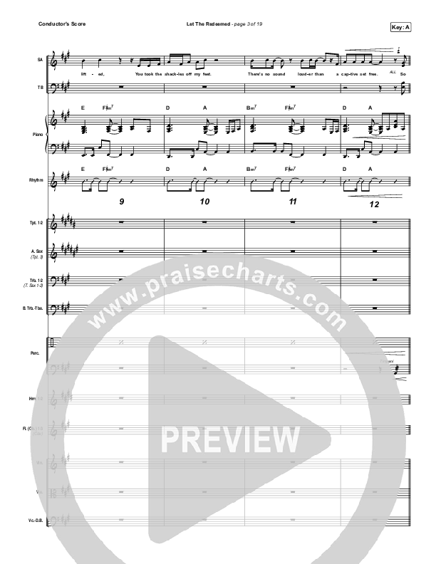 Let The Redeemed Conductor's Score (Josh Baldwin)