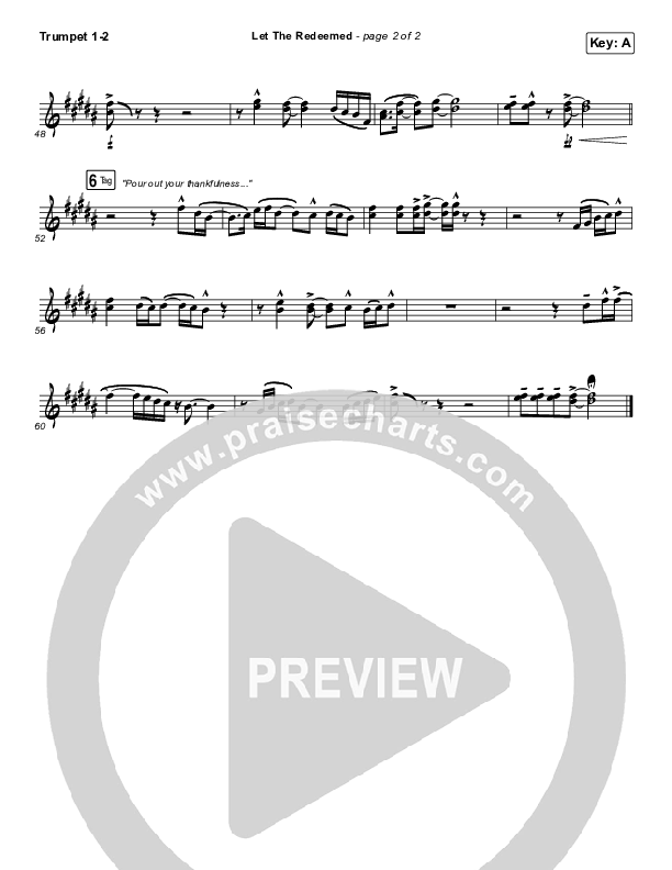 Let The Redeemed Trumpet 1,2 (Josh Baldwin)