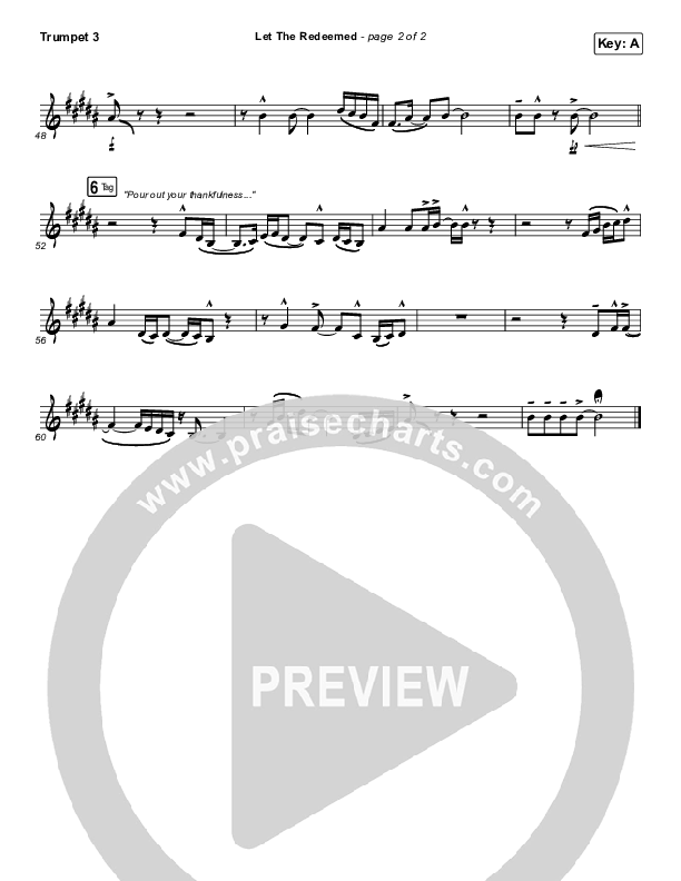 Let The Redeemed Trumpet 3 (Josh Baldwin)