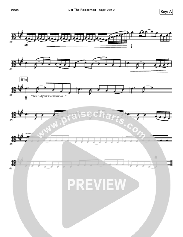 Let The Redeemed Viola (Josh Baldwin)