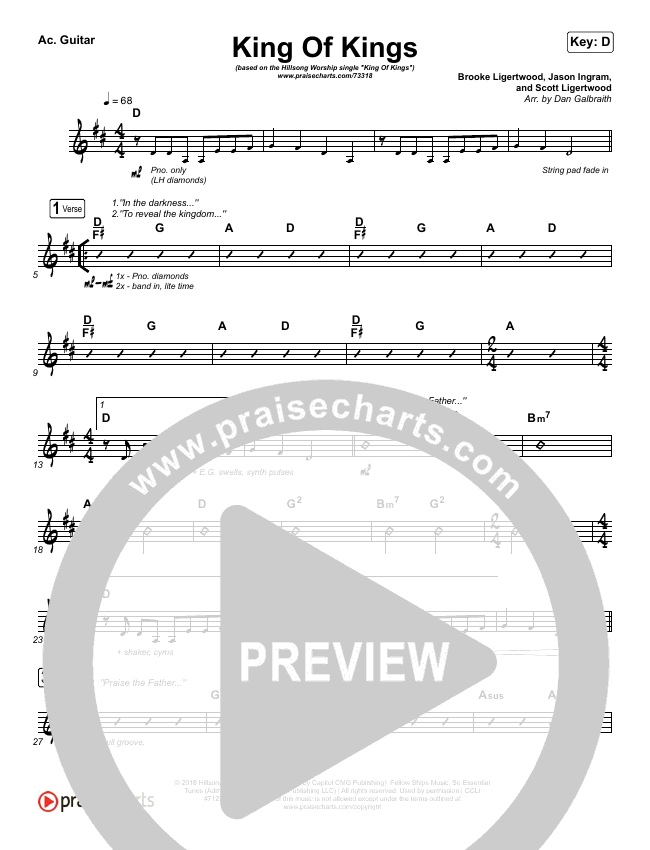 Hillsong Chord Charts