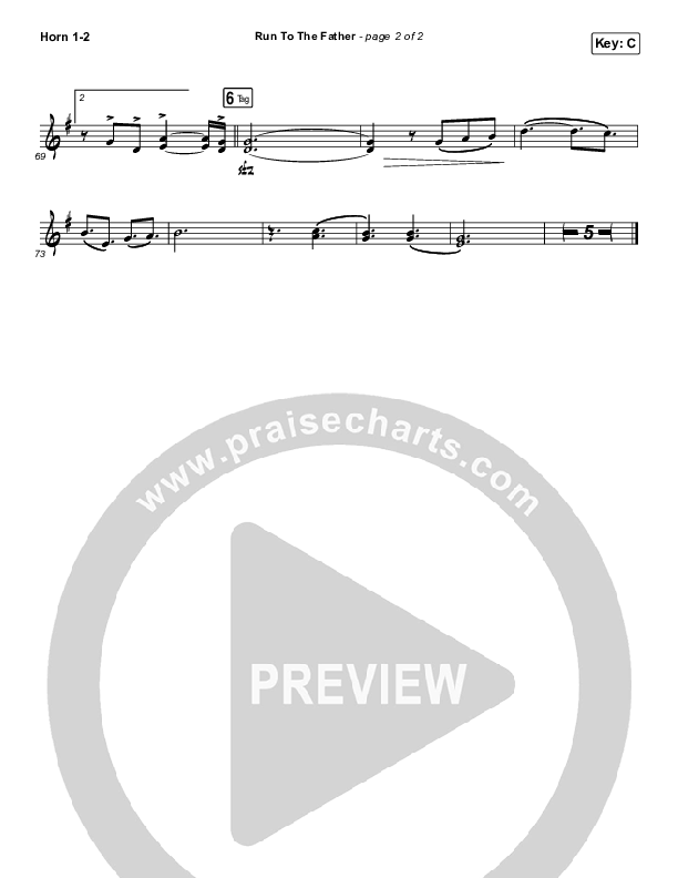 Run To The Father French Horn 1,2 (Cody Carnes)