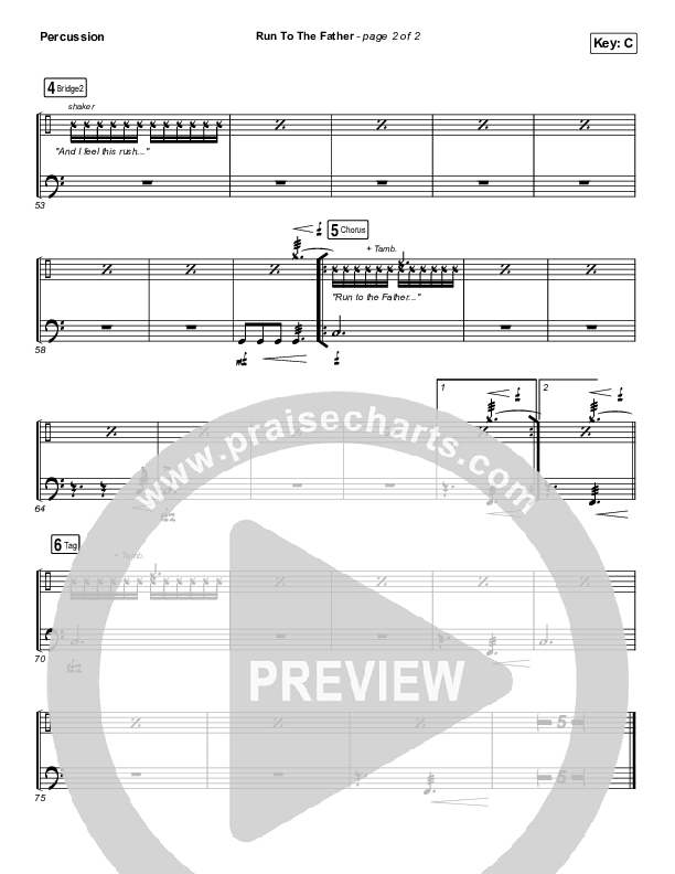 Run To The Father Percussion (Cody Carnes)