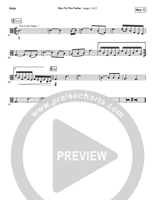 Run To The Father Viola (Cody Carnes)