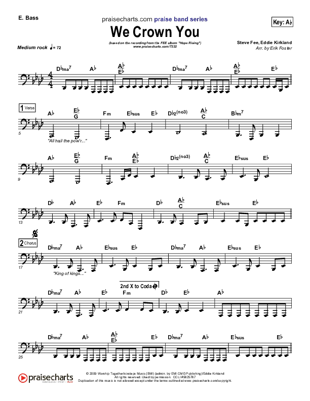 We Crown You Bass Guitar (FEE Band)