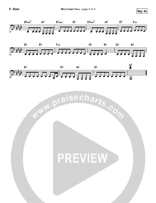 We Crown You Bass Guitar (FEE Band)