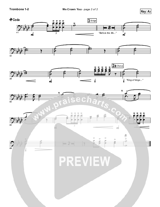 We Crown You Trombone 1/2 (FEE Band)