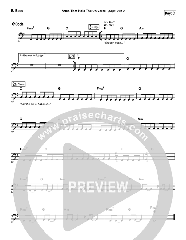 Arms That Hold The Universe Bass Guitar (FEE Band)