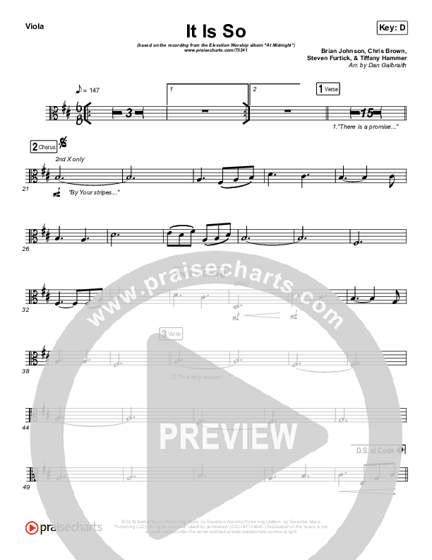 It Is So Viola (Elevation Worship)