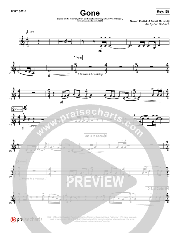 Gone Trumpet 3 (Elevation Worship)