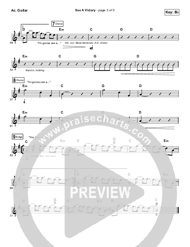 See A Victory Acoustic Guitar (Elevation Worship)