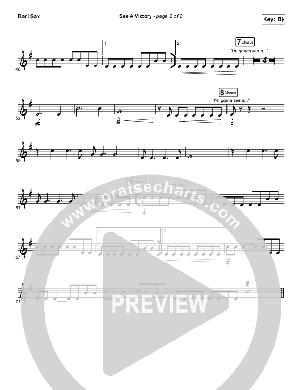 See A Victory Bari Sax (Elevation Worship)