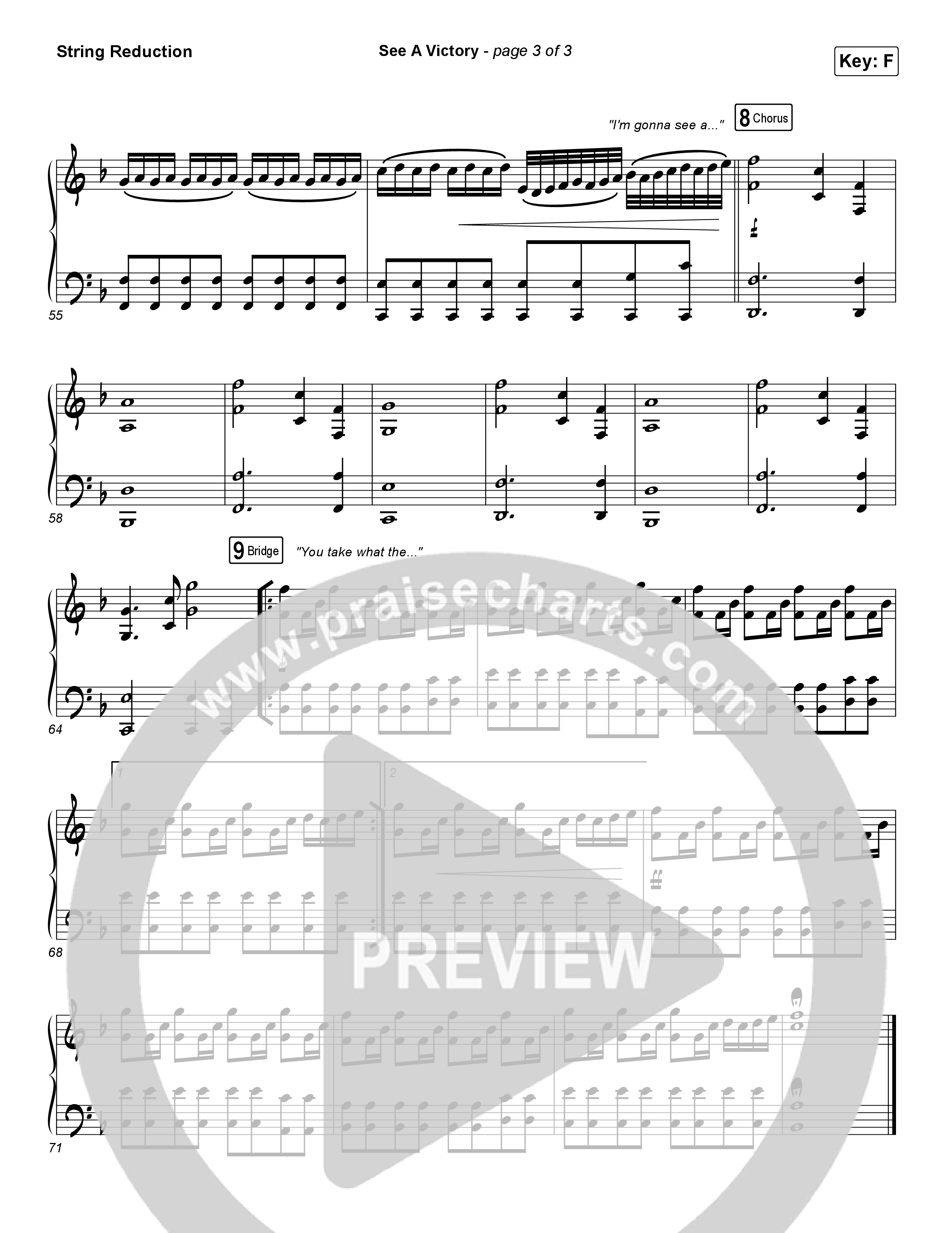 See A Victory String Reduction (Elevation Worship)