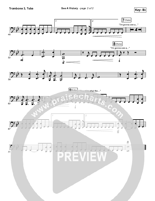 See A Victory Trombone 3/Tuba (Elevation Worship)