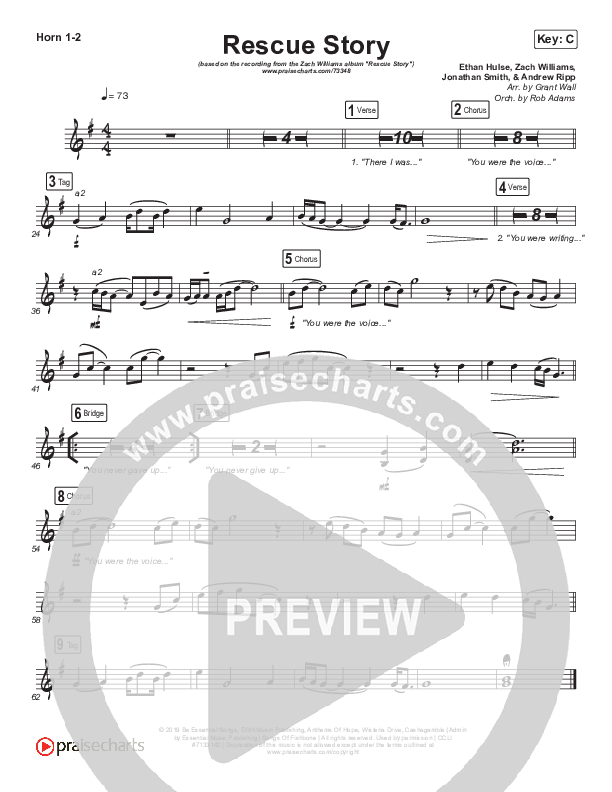 Rescue Story Brass Pack (Zach Williams)