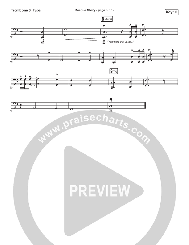 Rescue Story Trombone 3/Tuba (Zach Williams)