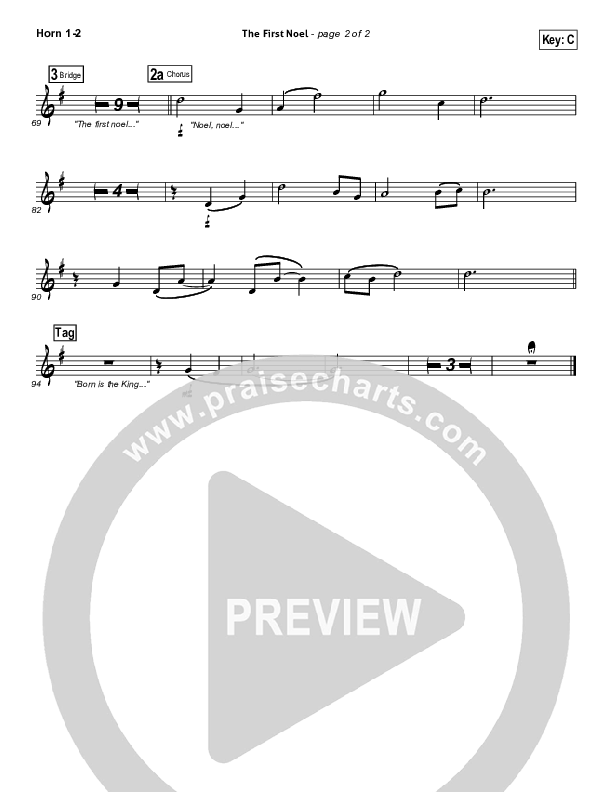 The First Noel French Horn 1/2 (Third Day)