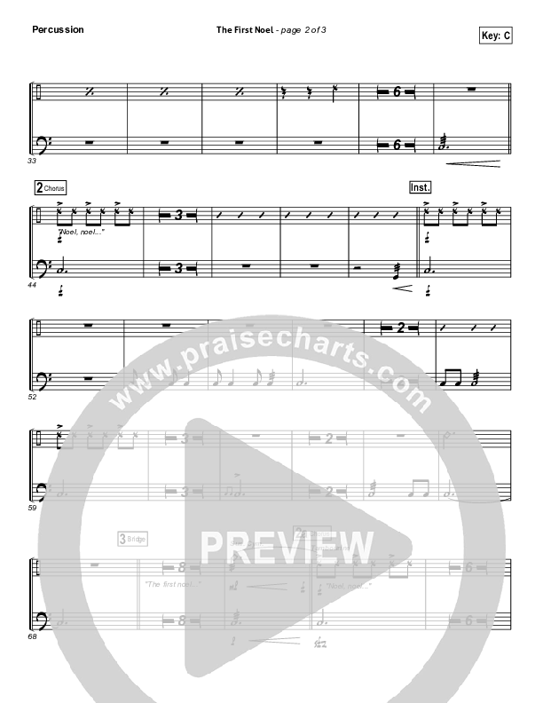 The First Noel Percussion (Third Day)