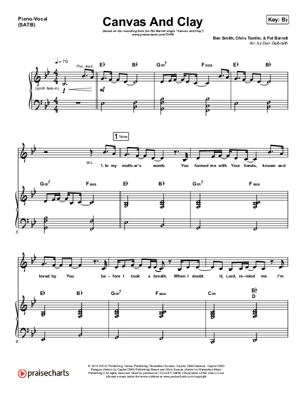 Canvas And Clay Chords