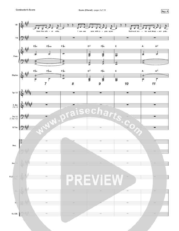 Scars (Choral Anthem SATB) Conductor's Score (I Am They / Arr. Luke Gambill)