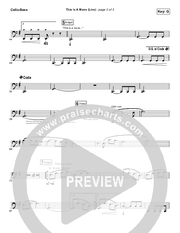 This Is A Move (Live) Cello/Bass (Brandon Lake)