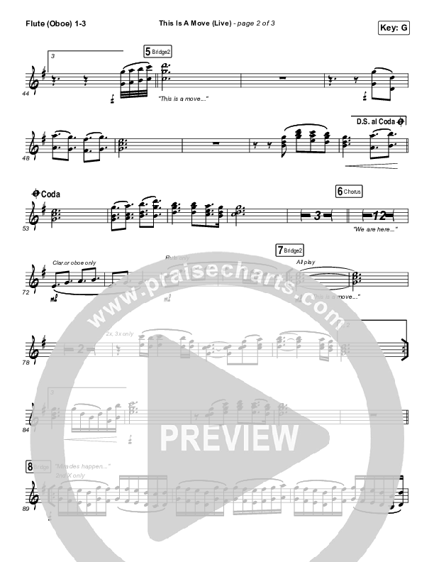 This Is A Move (Live) Flute/Oboe 1/2/3 (Brandon Lake)