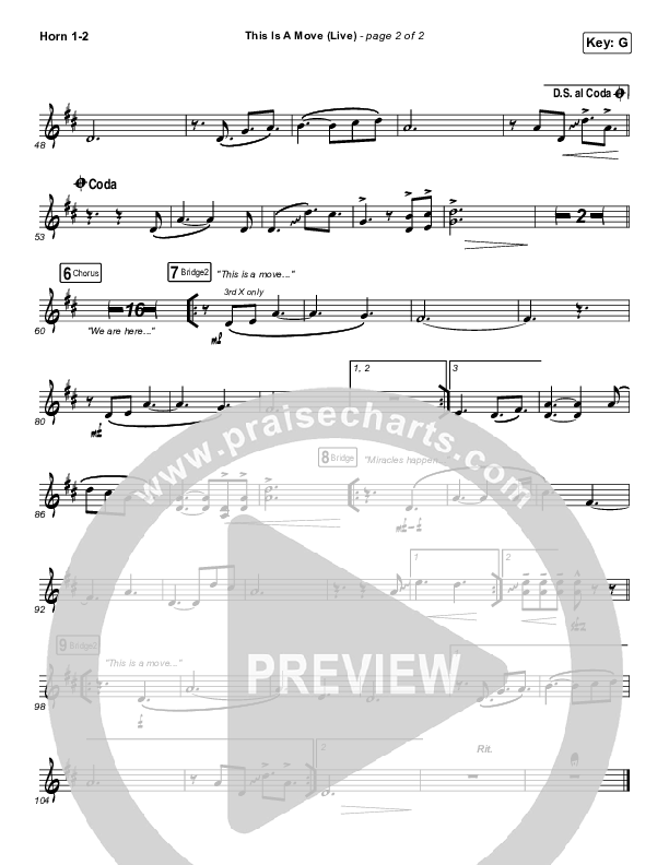 This Is A Move (Live) Brass Pack (Brandon Lake)