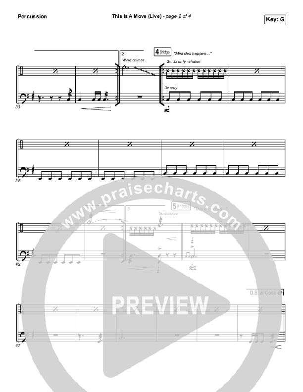 This Is A Move (Live) Percussion (Brandon Lake)