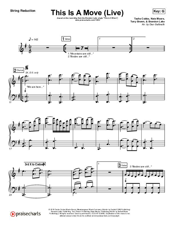 This Is A Move (Live) String Pack (Brandon Lake)