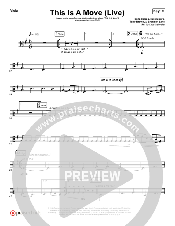 This Is A Move (Live) Viola (Brandon Lake)