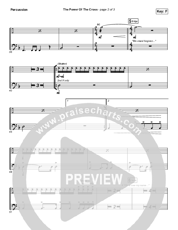 The Power Of The Cross Percussion (Shane & Shane / The Worship Initiative)