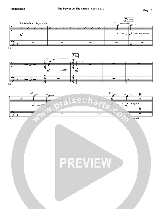 The Power Of The Cross Percussion (Shane & Shane / The Worship Initiative)