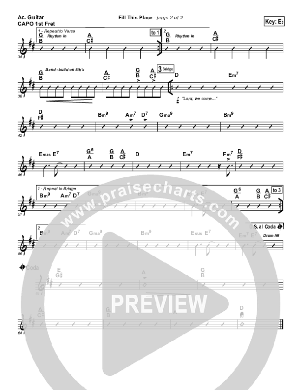 Fill This Place Acoustic Guitar (Ken Reynolds)