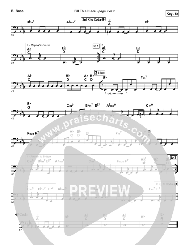 Fill This Place Bass Guitar (Ken Reynolds)