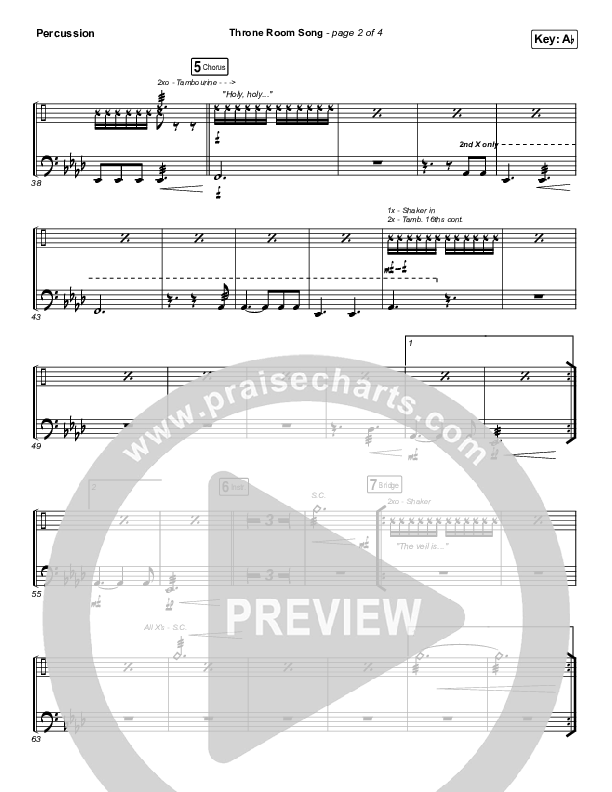 Throne Room Song Percussion (People & Songs / May Angeles / Ryan Kennedy)