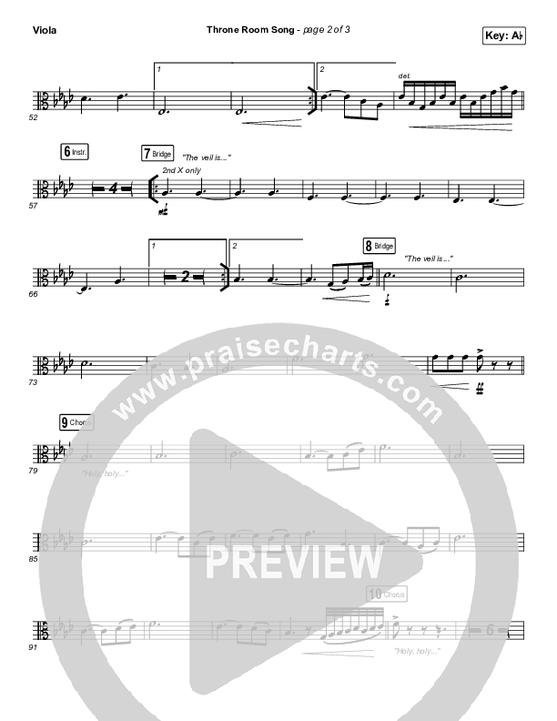 Throne Room Song Viola (People & Songs / May Angeles / Ryan Kennedy)