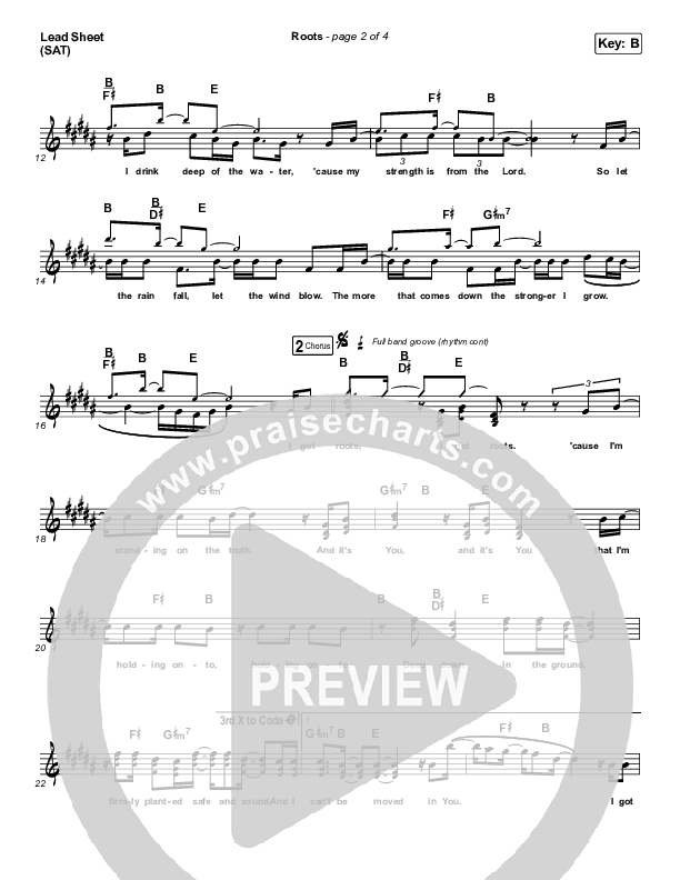 Roots Lead Sheet (SAT) (Unspoken)