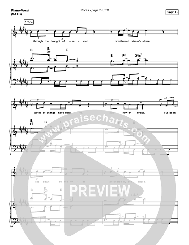 Roots Piano/Vocal (SATB) (Unspoken)